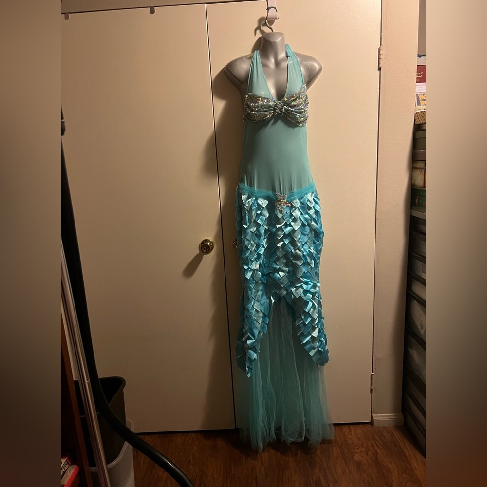 In Character Adult Mermaid Fitted Gown
  -Size: medium